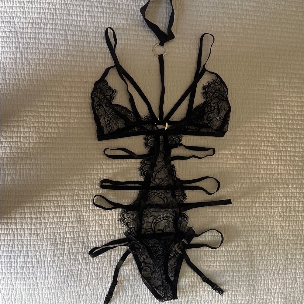 Strappy Lace Bodysuit